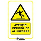 Indicatoare atentie pericol de alunecare