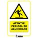 Indicatoare atentie pericol de alunecare